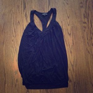 Black tank top / low back / racer back / backless